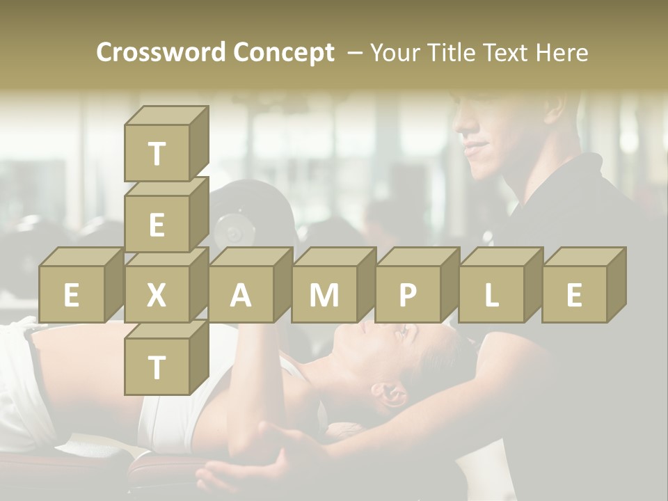 Recreation Workout Lift PowerPoint Template