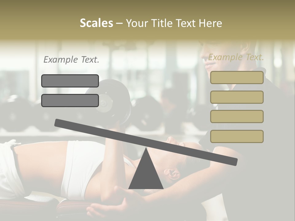 Recreation Workout Lift PowerPoint Template