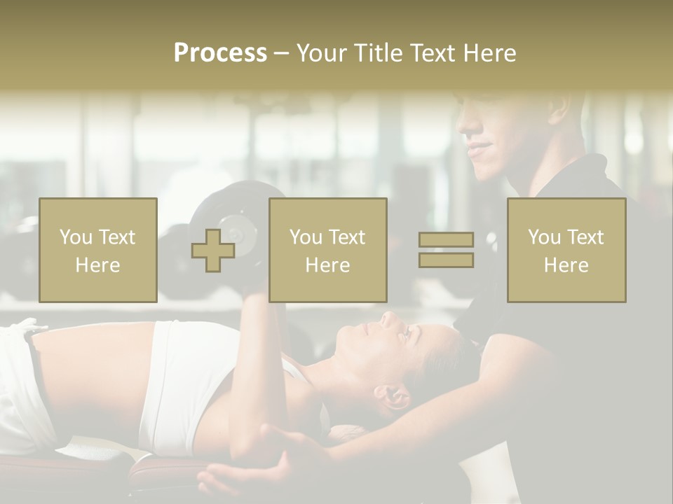 Recreation Workout Lift PowerPoint Template