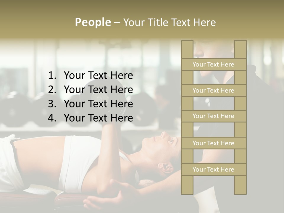 Recreation Workout Lift PowerPoint Template