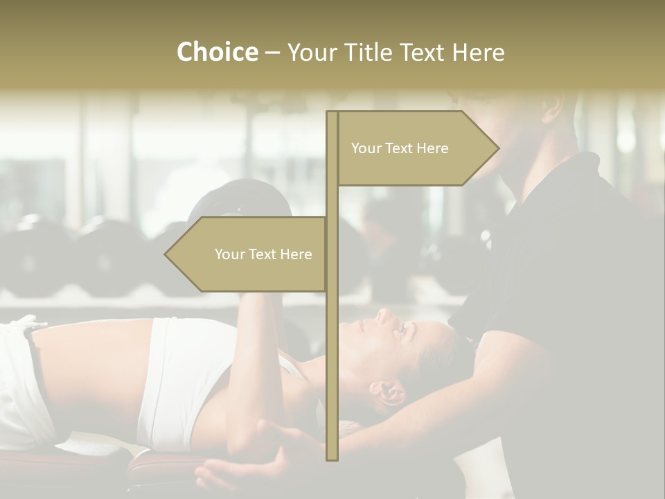 Recreation Workout Lift PowerPoint Template