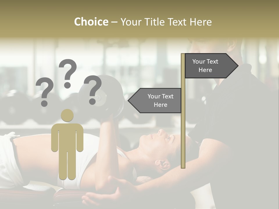 Recreation Workout Lift PowerPoint Template