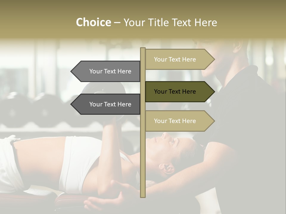 Recreation Workout Lift PowerPoint Template