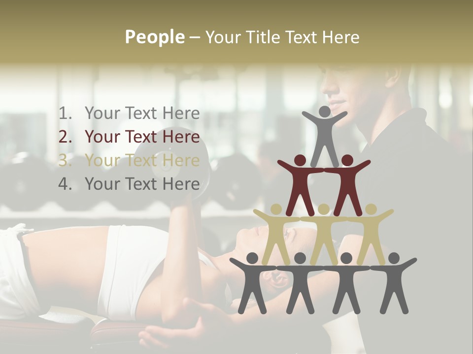 Recreation Workout Lift PowerPoint Template