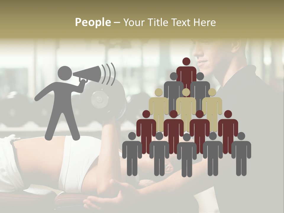 Recreation Workout Lift PowerPoint Template