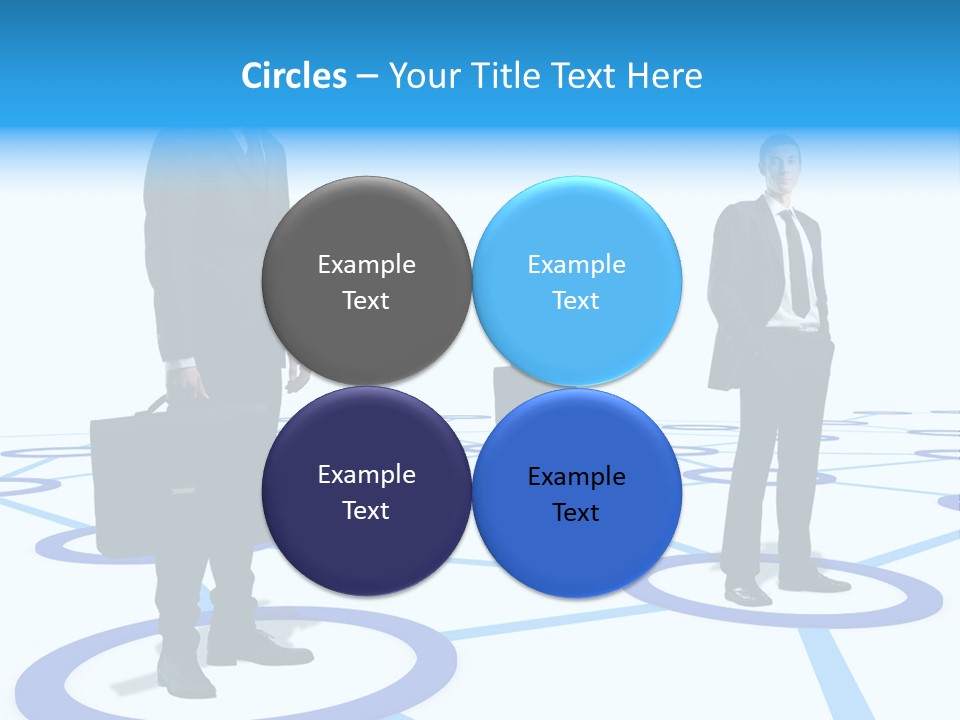 Man Business Marketing PowerPoint Template