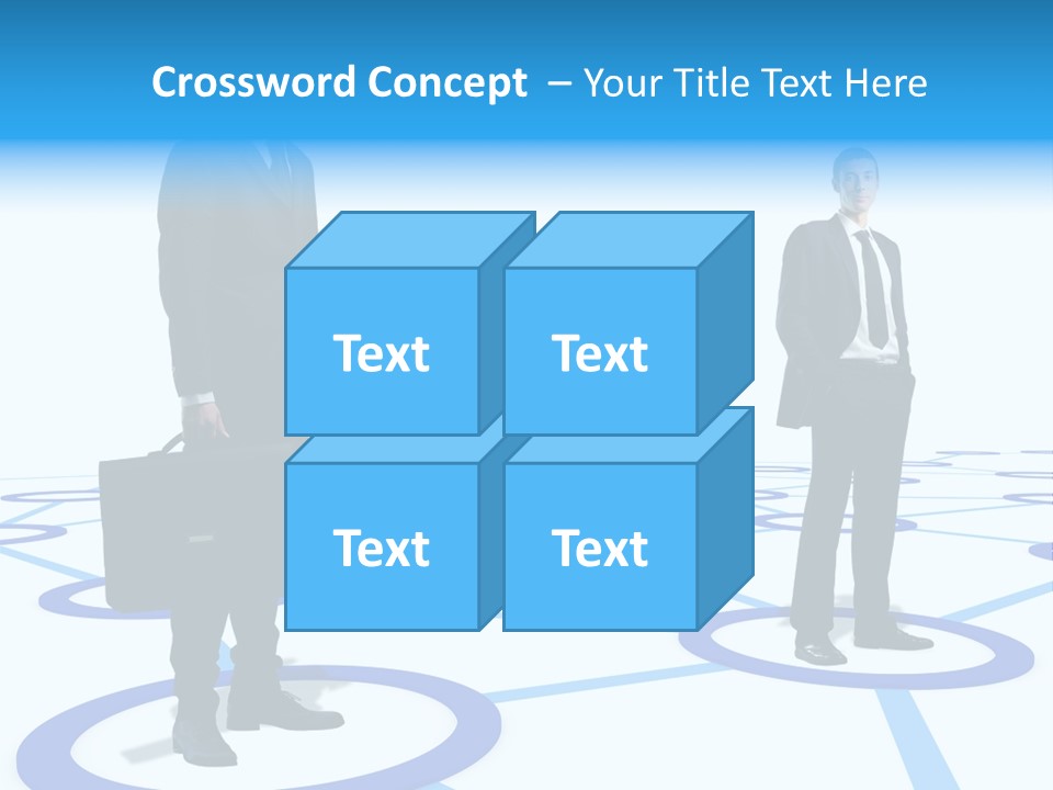 Man Business Marketing PowerPoint Template