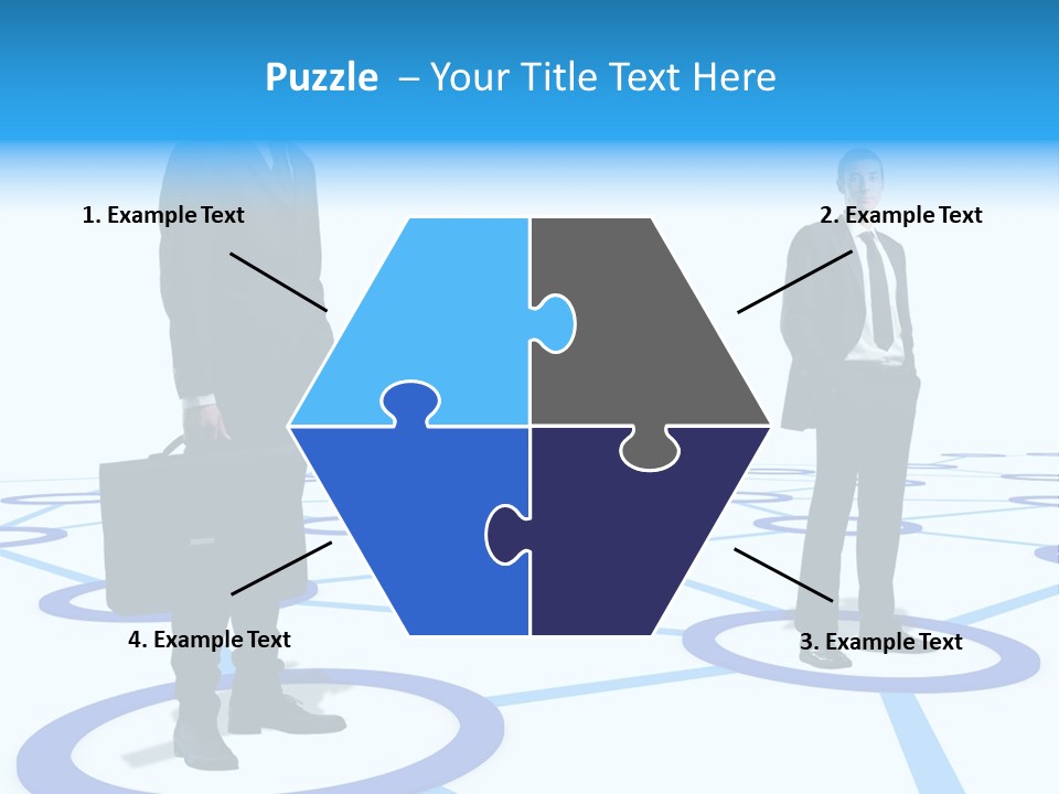 Man Business Marketing PowerPoint Template