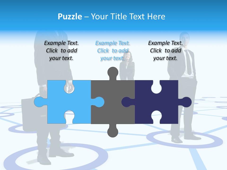 Man Business Marketing PowerPoint Template