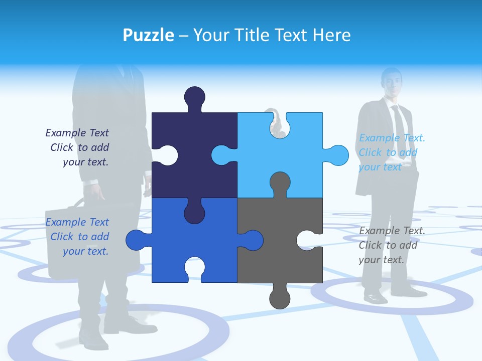 Man Business Marketing PowerPoint Template