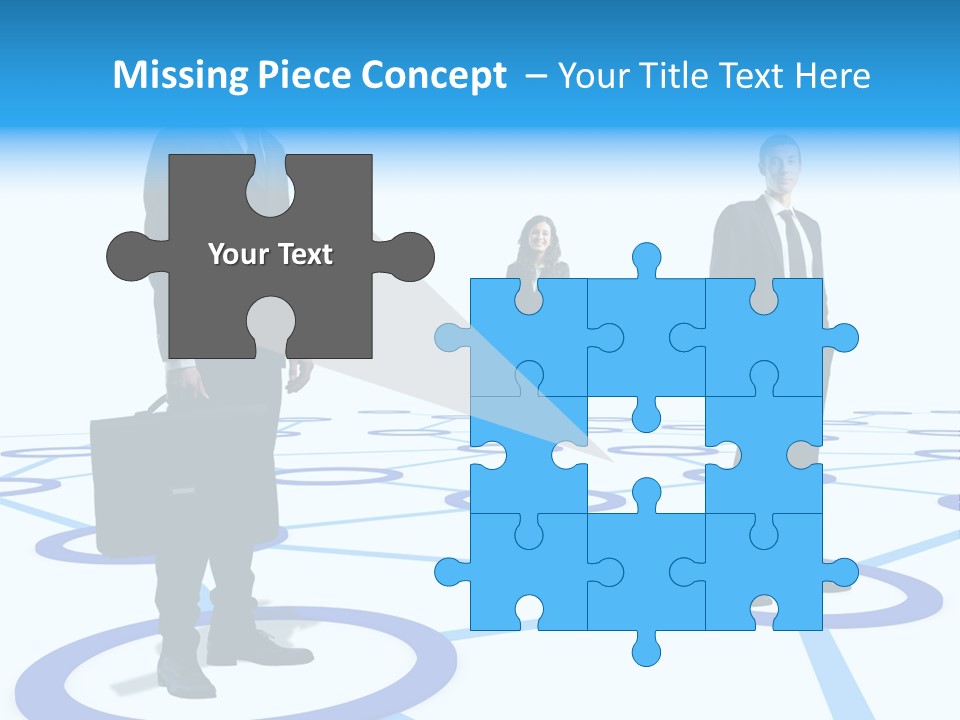 Man Business Marketing PowerPoint Template