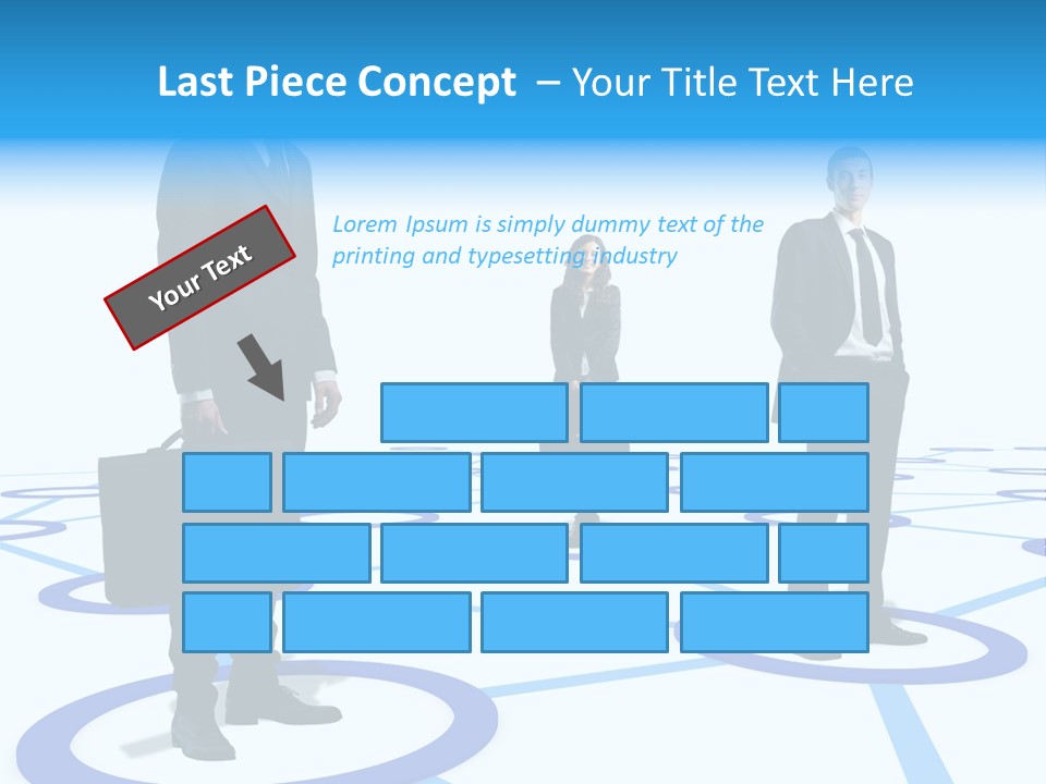 Man Business Marketing PowerPoint Template