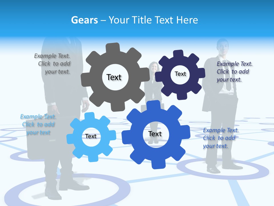 Man Business Marketing PowerPoint Template