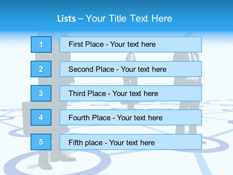 Man Business Marketing PowerPoint Template