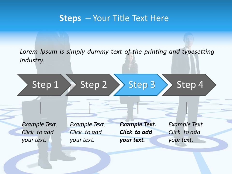 Man Business Marketing PowerPoint Template