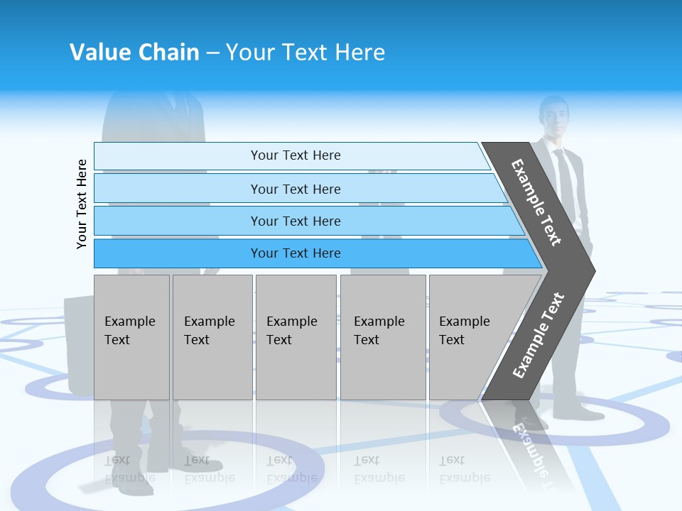 Man Business Marketing PowerPoint Template