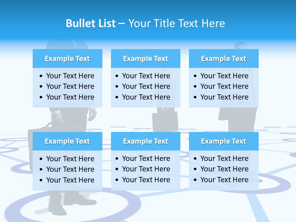 Man Business Marketing PowerPoint Template