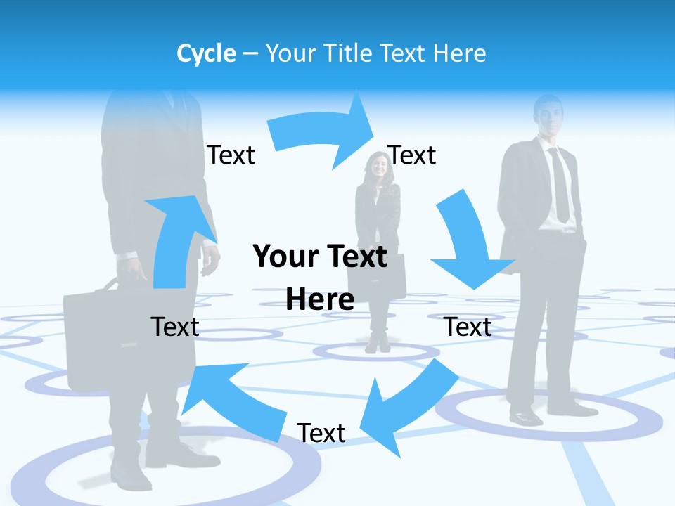 Man Business Marketing PowerPoint Template