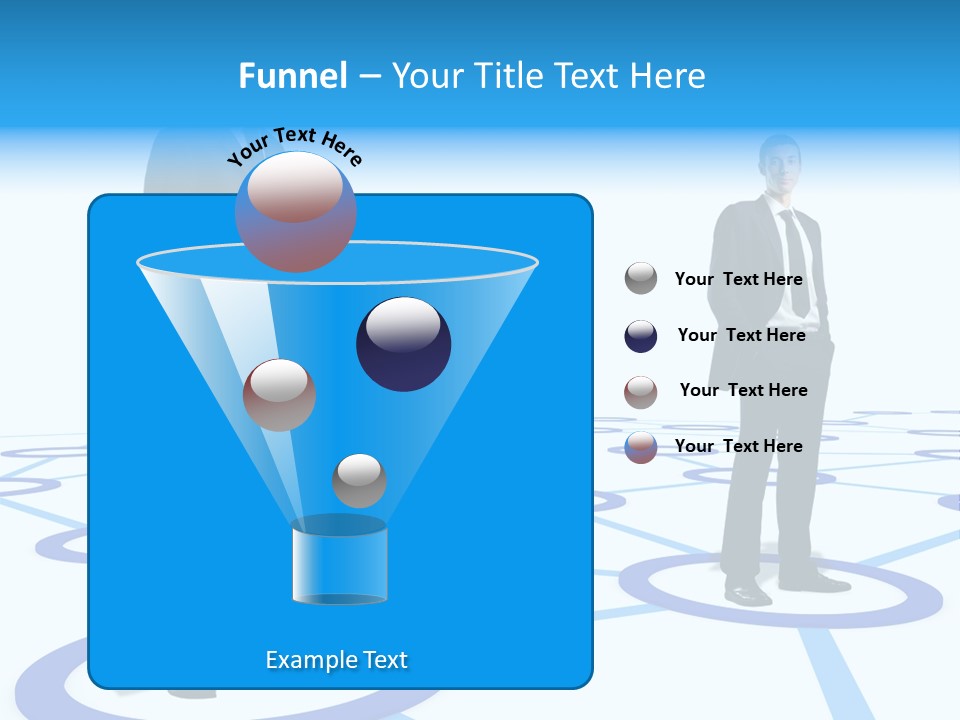 Man Business Marketing PowerPoint Template