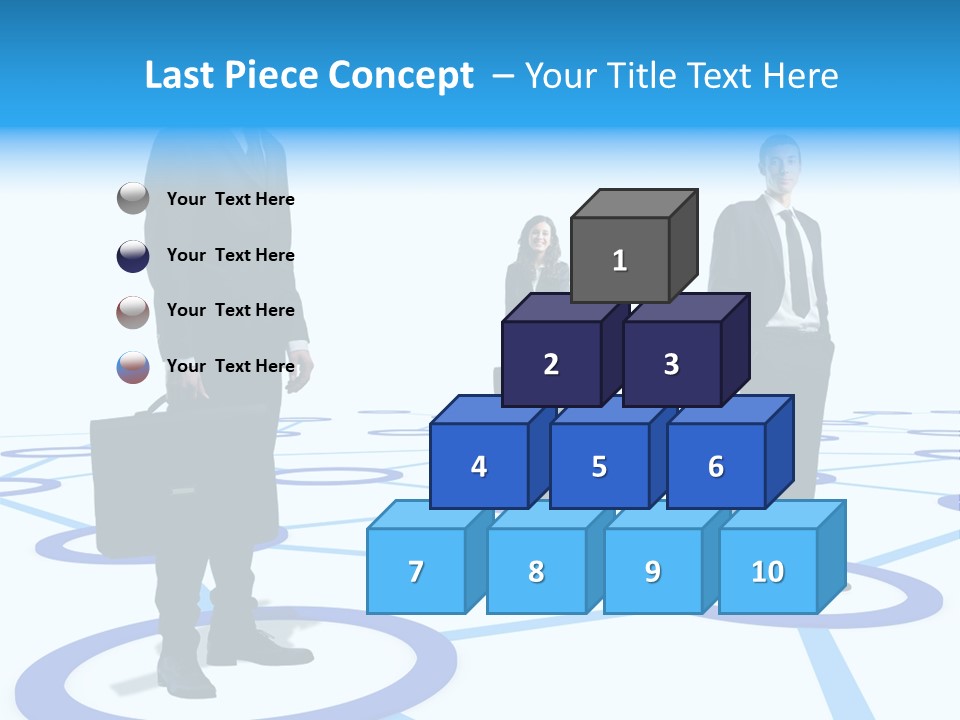 Man Business Marketing PowerPoint Template