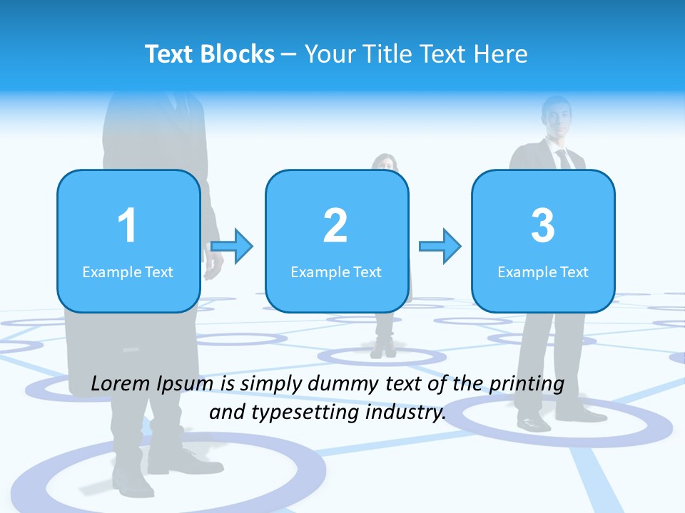 Man Business Marketing PowerPoint Template