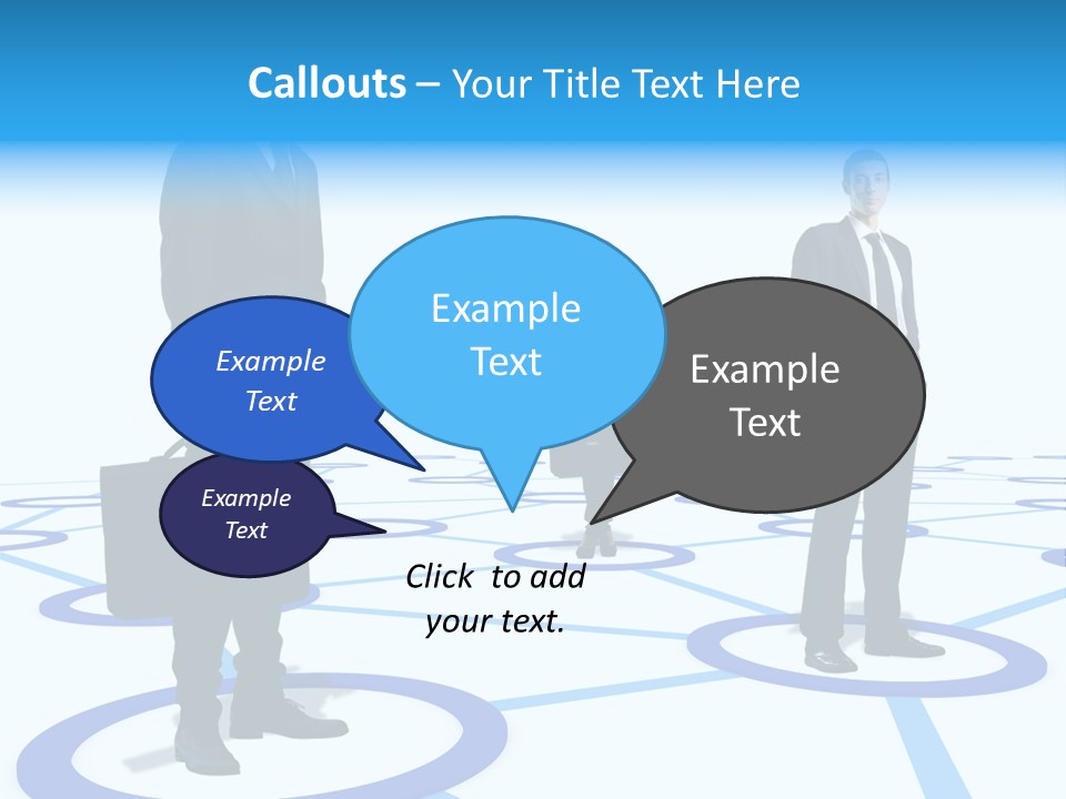 Man Business Marketing PowerPoint Template