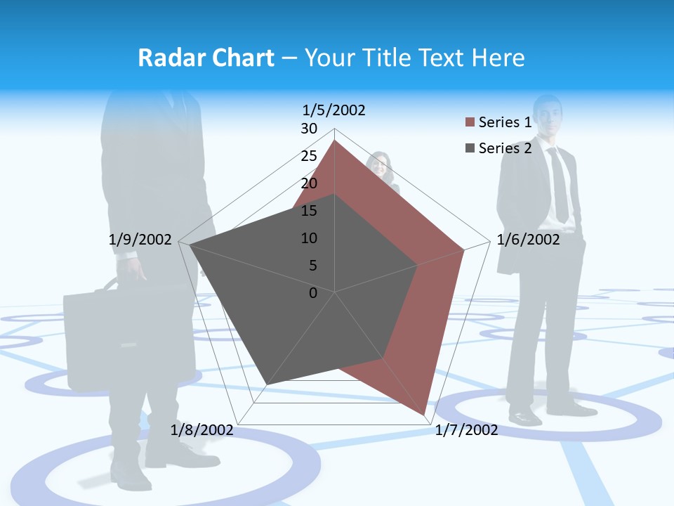 Man Business Marketing PowerPoint Template