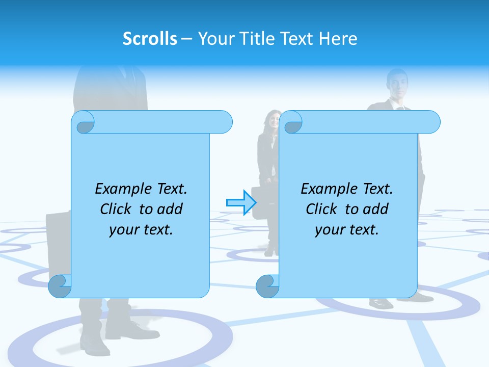 Man Business Marketing PowerPoint Template
