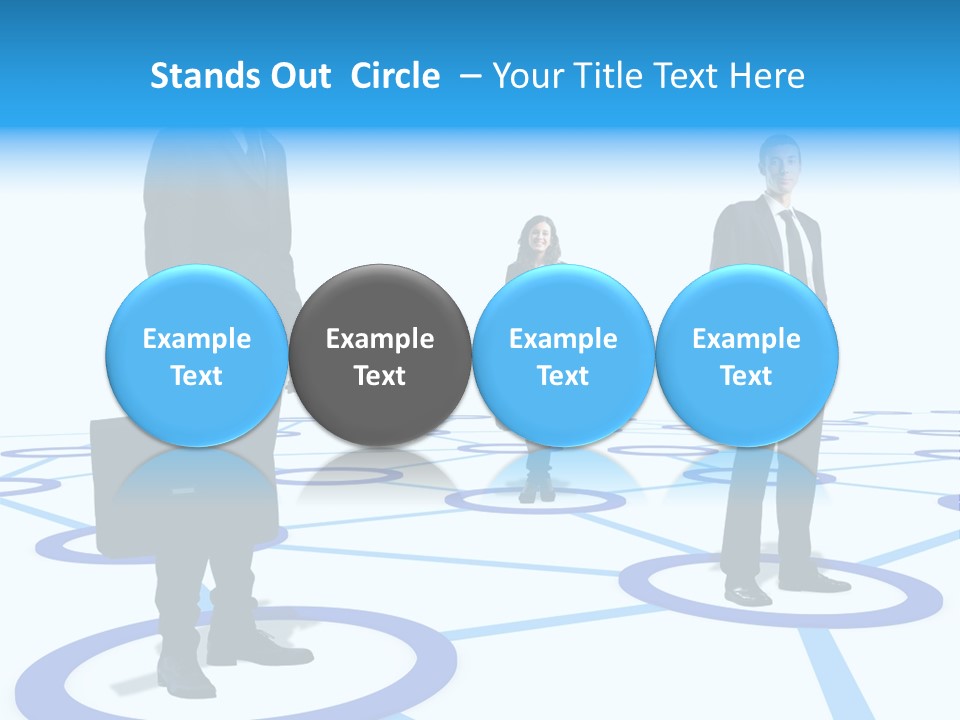 Man Business Marketing PowerPoint Template