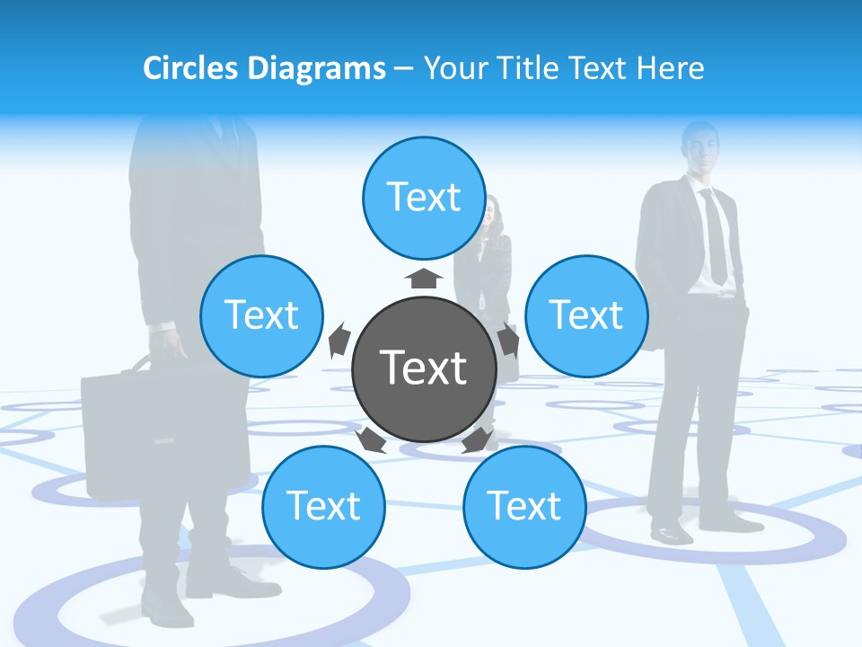 Man Business Marketing PowerPoint Template