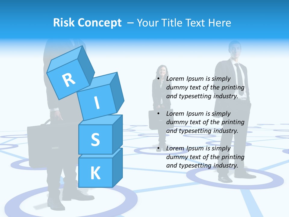 Man Business Marketing PowerPoint Template