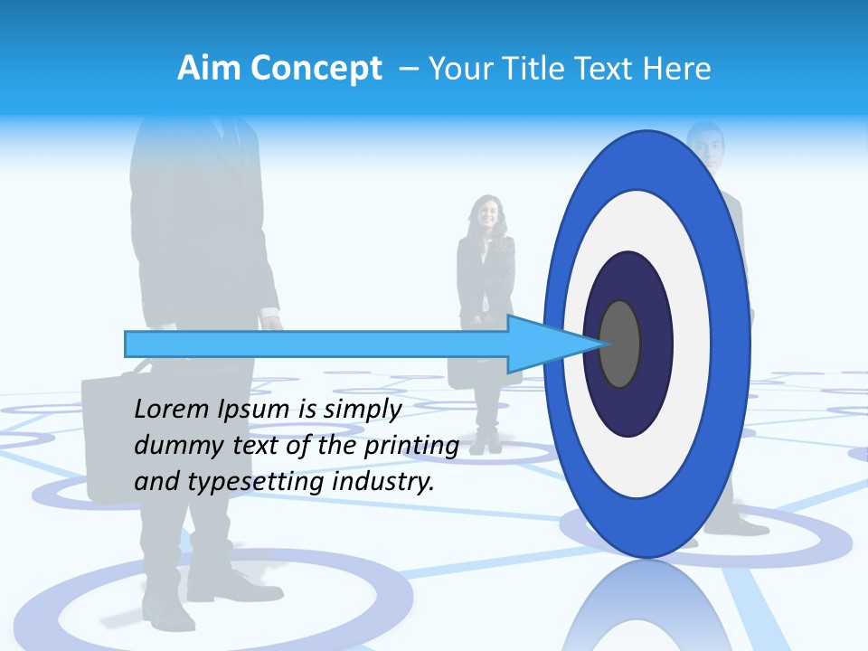 Man Business Marketing PowerPoint Template