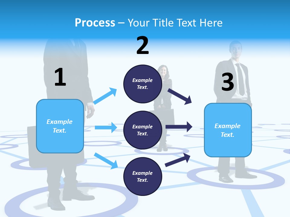 Man Business Marketing PowerPoint Template