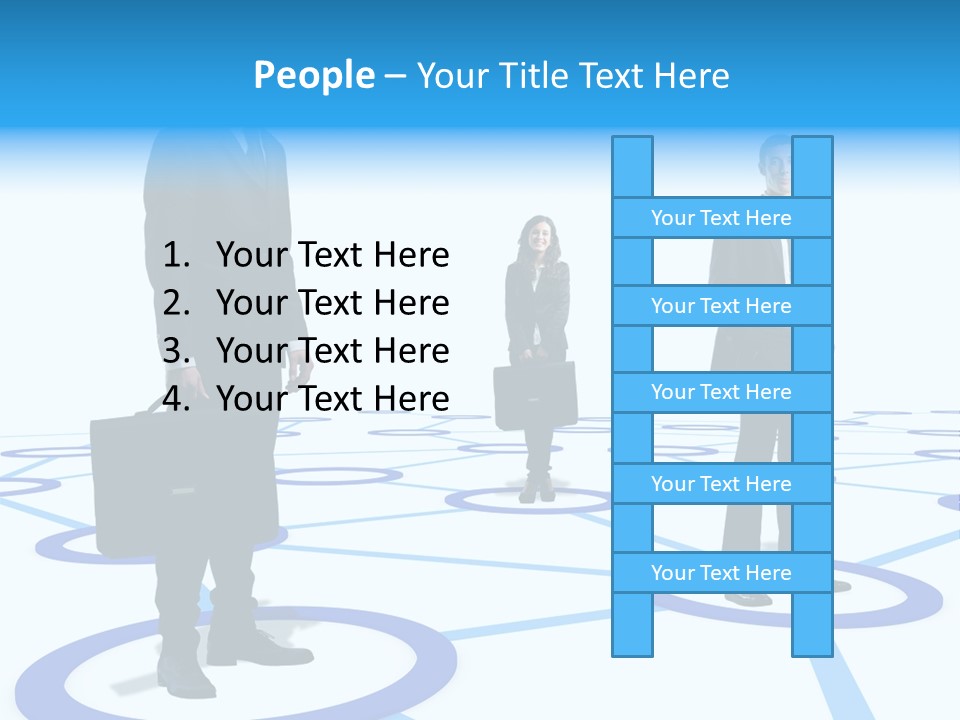 Man Business Marketing PowerPoint Template