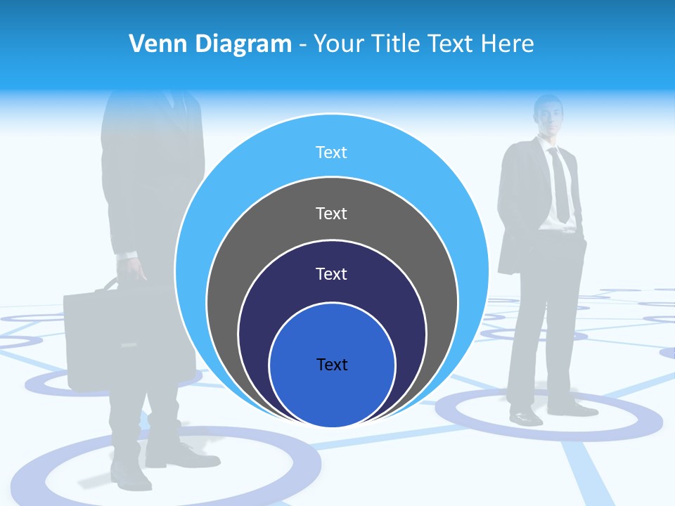 Man Business Marketing PowerPoint Template