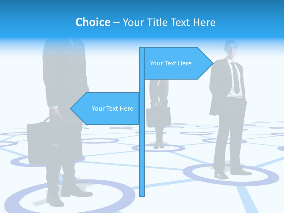 Man Business Marketing PowerPoint Template