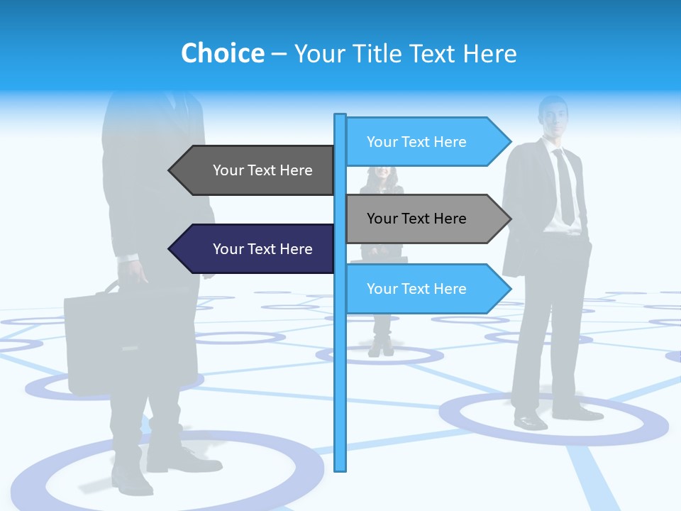 Man Business Marketing PowerPoint Template
