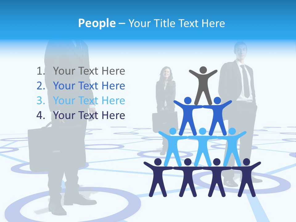 Man Business Marketing PowerPoint Template