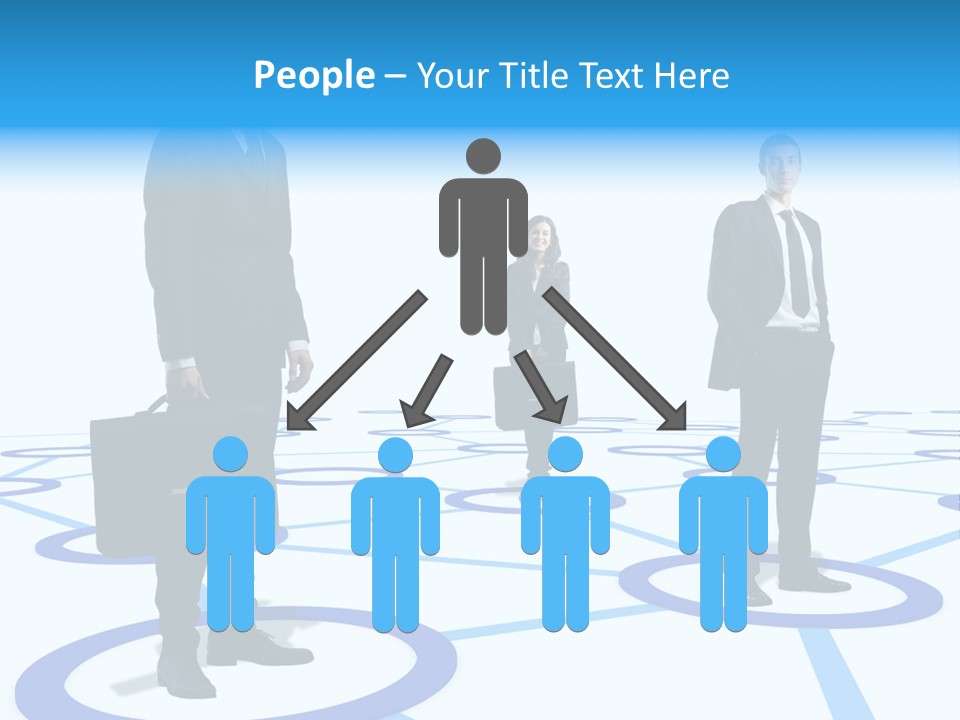 Man Business Marketing PowerPoint Template