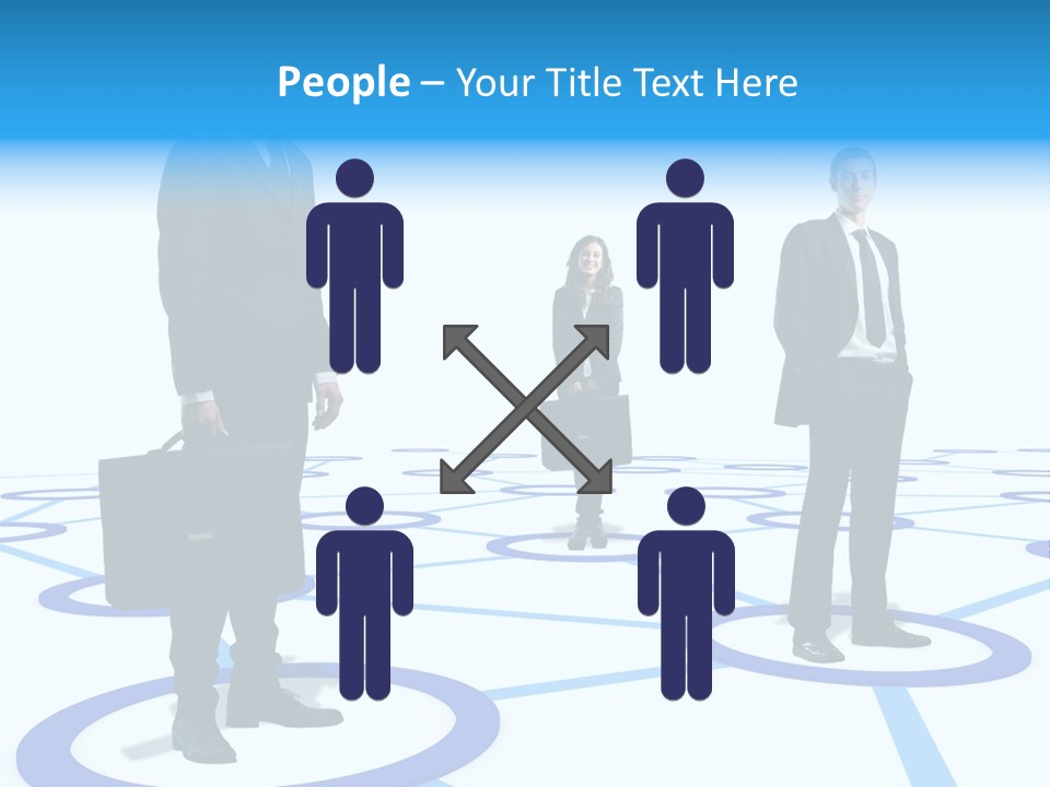 Man Business Marketing PowerPoint Template