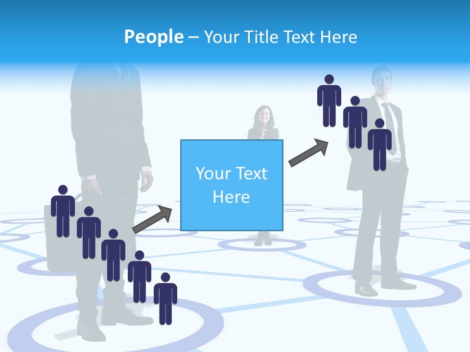 Man Business Marketing PowerPoint Template