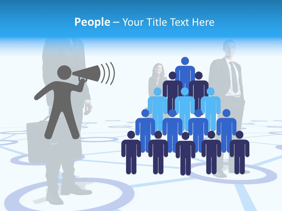 Man Business Marketing PowerPoint Template