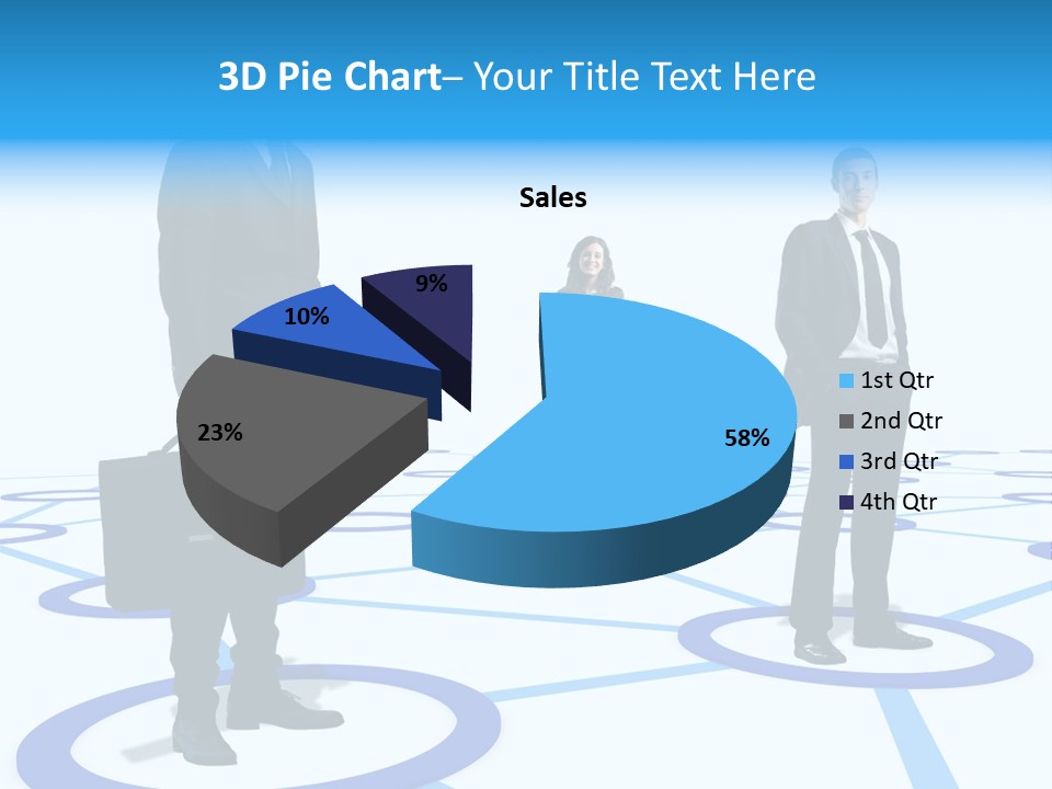 Man Business Marketing PowerPoint Template