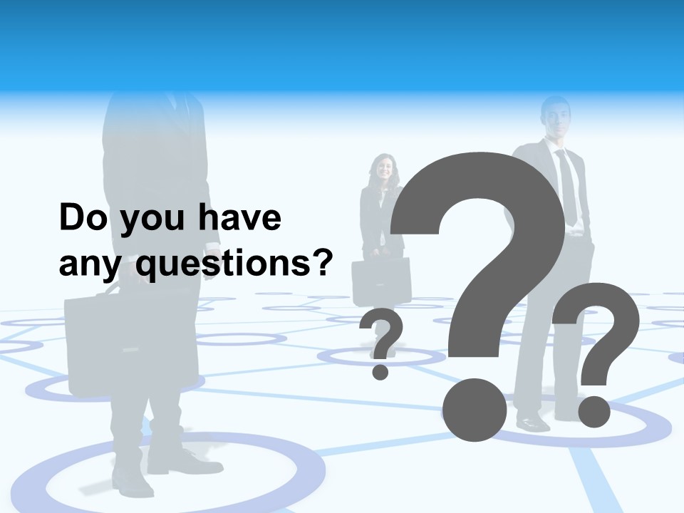 Man Business Marketing PowerPoint Template