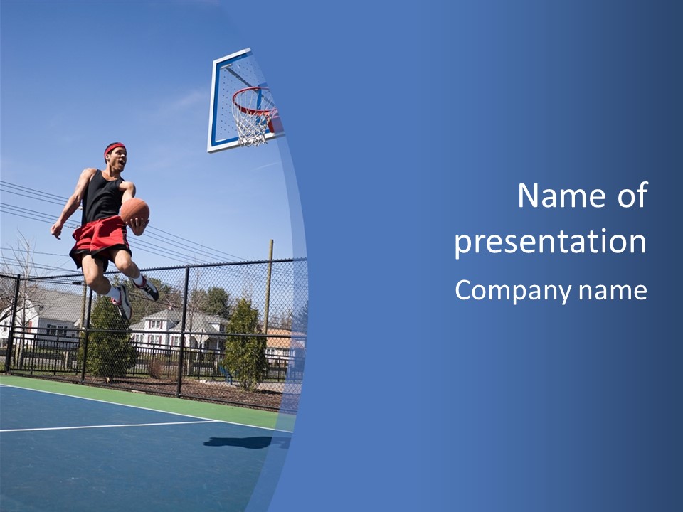 Victory Basket Exercise PowerPoint Template