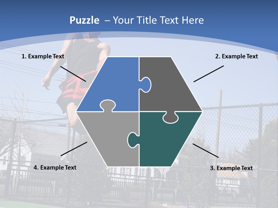 Victory Basket Exercise PowerPoint Template