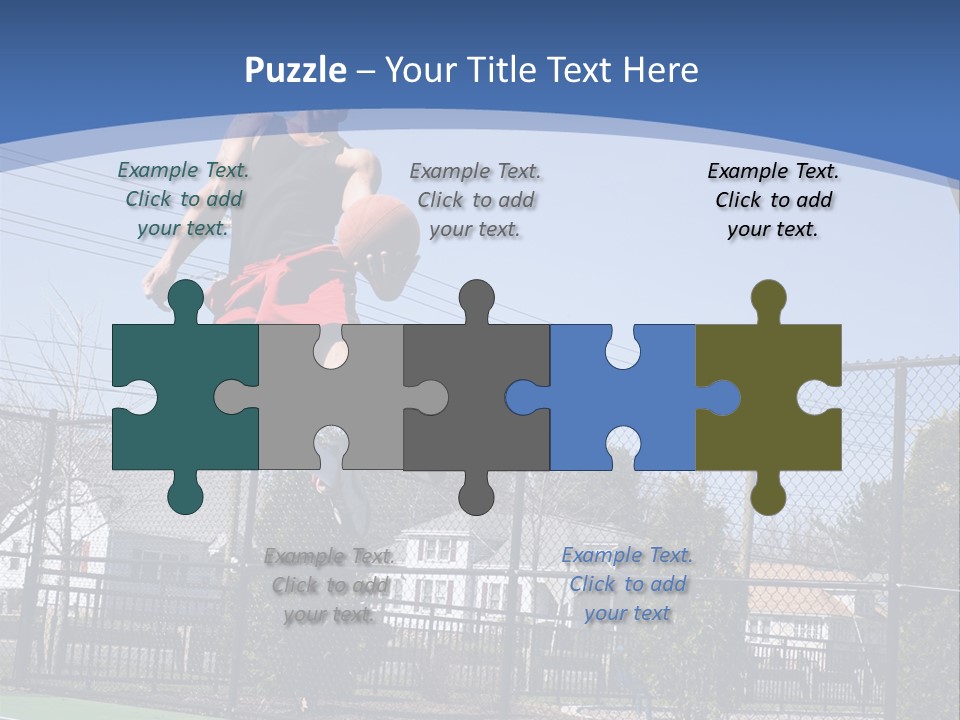 Victory Basket Exercise PowerPoint Template
