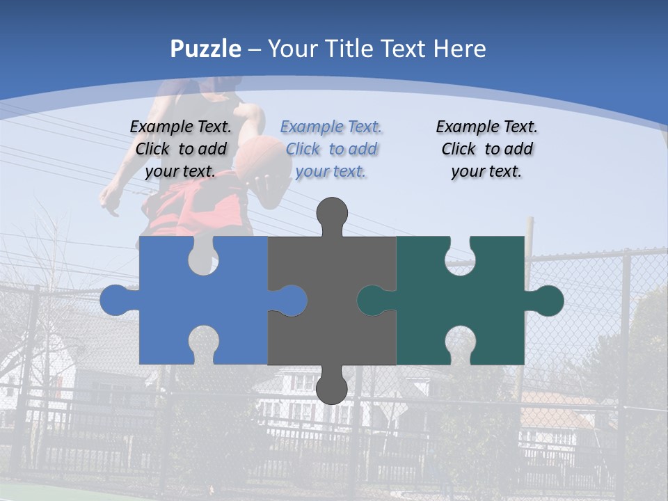 Victory Basket Exercise PowerPoint Template