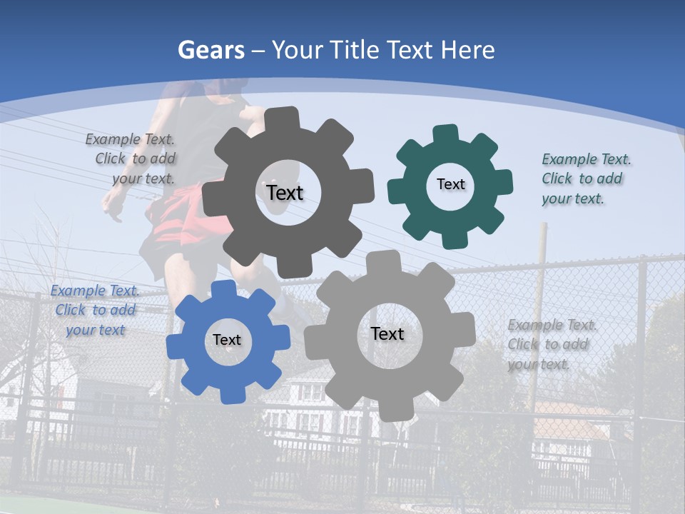 Victory Basket Exercise PowerPoint Template