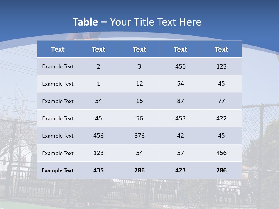 Victory Basket Exercise PowerPoint Template